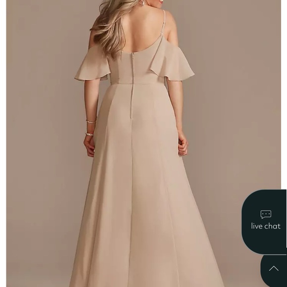 David’s Bridal Ballet Pink Bridesmaid Dress - Picture 4 of 4